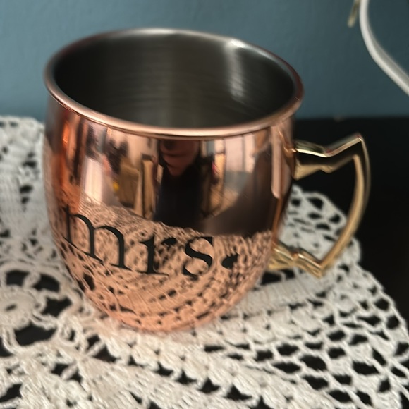 Mr and Mrs Eco One Copper cup set. - Picture 3 of 5